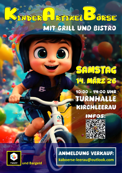 KinderArtikelBörse mit Grill und Bistro