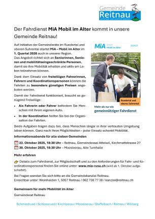Flugblatt Einladung MiA