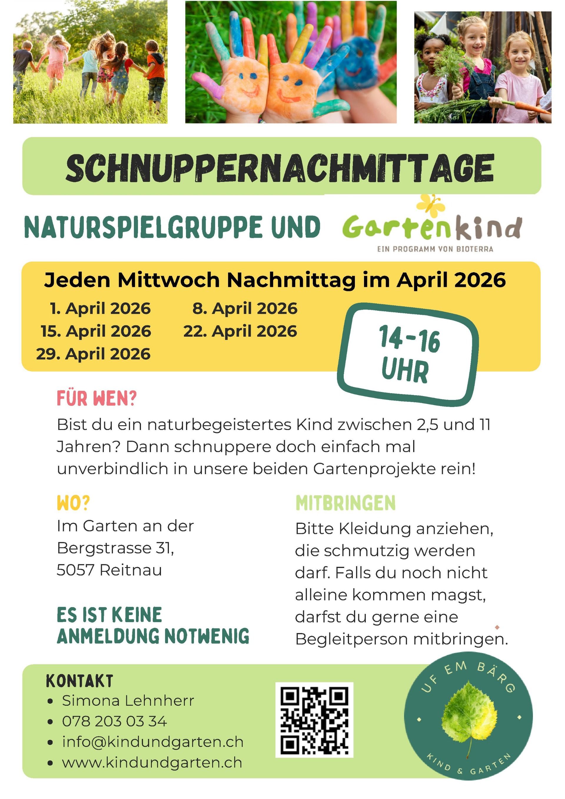 Schnuppernachmittage